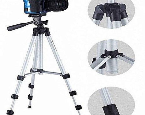 Camera and mobile tripod with adjustable legs