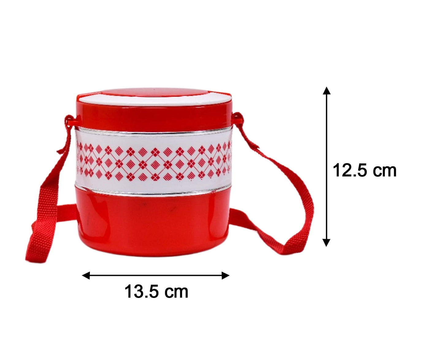 2-container adjustable tiffin set.