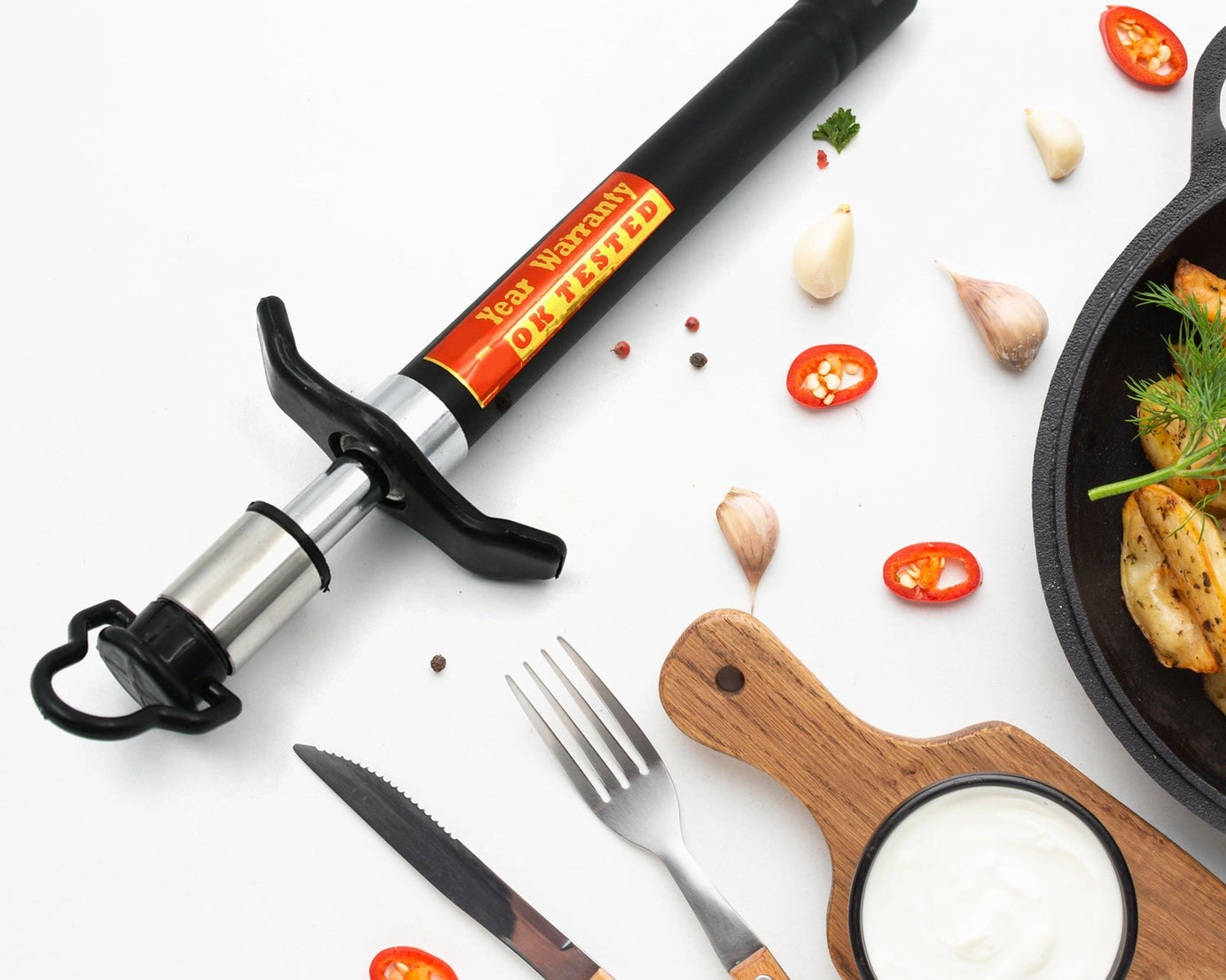 Stainless Steel Gas Lighter for Kitchen Gas Stove, Long Lasting, Unbreakable Lighters for Gas Stoves, Restaurants & Kitchen (1 Pc)