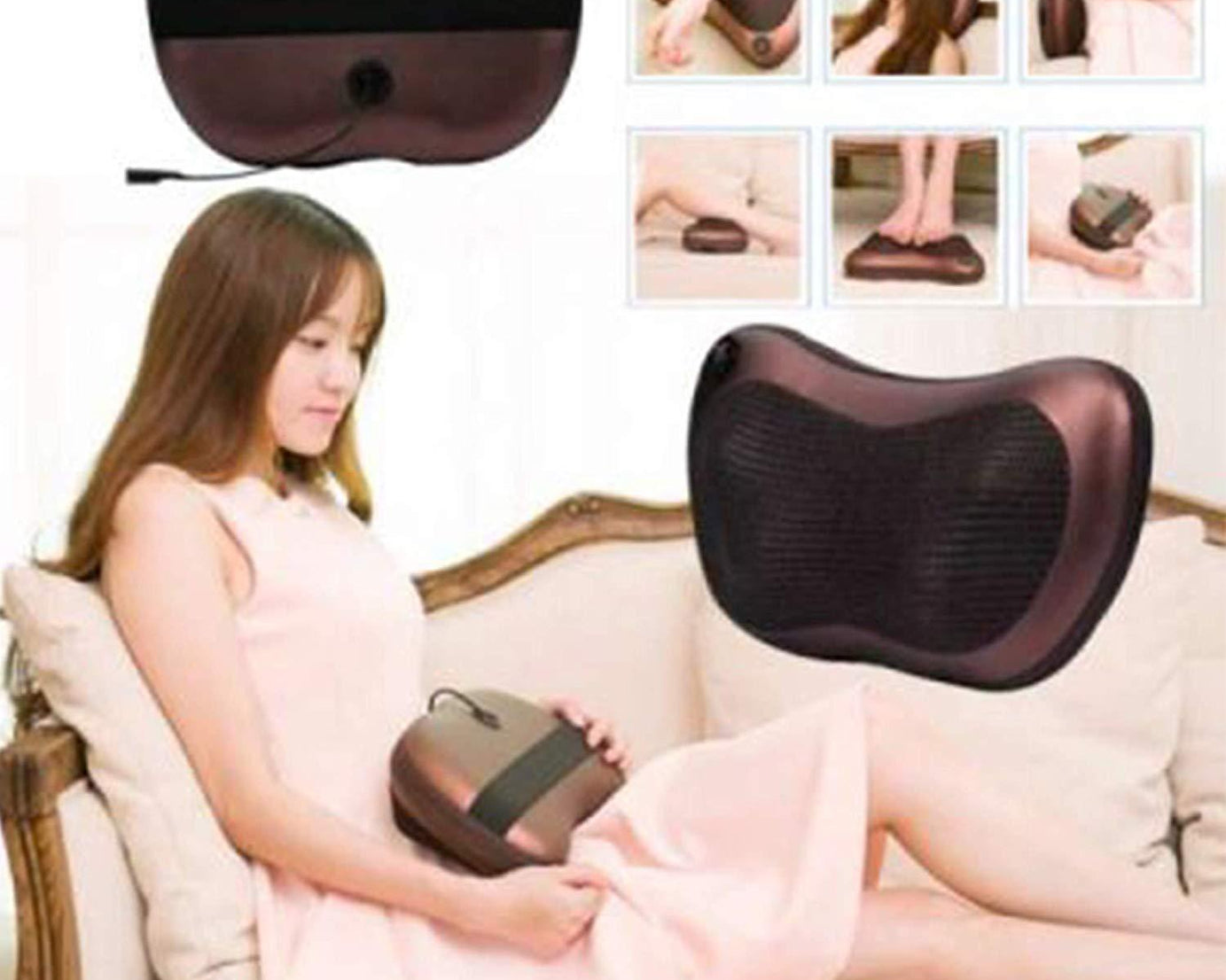 Professional massage pillow for relaxing comfort.