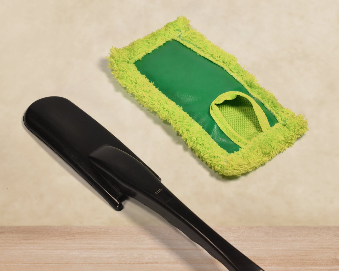 Microfiber duster for car with large brush for effective cleaning