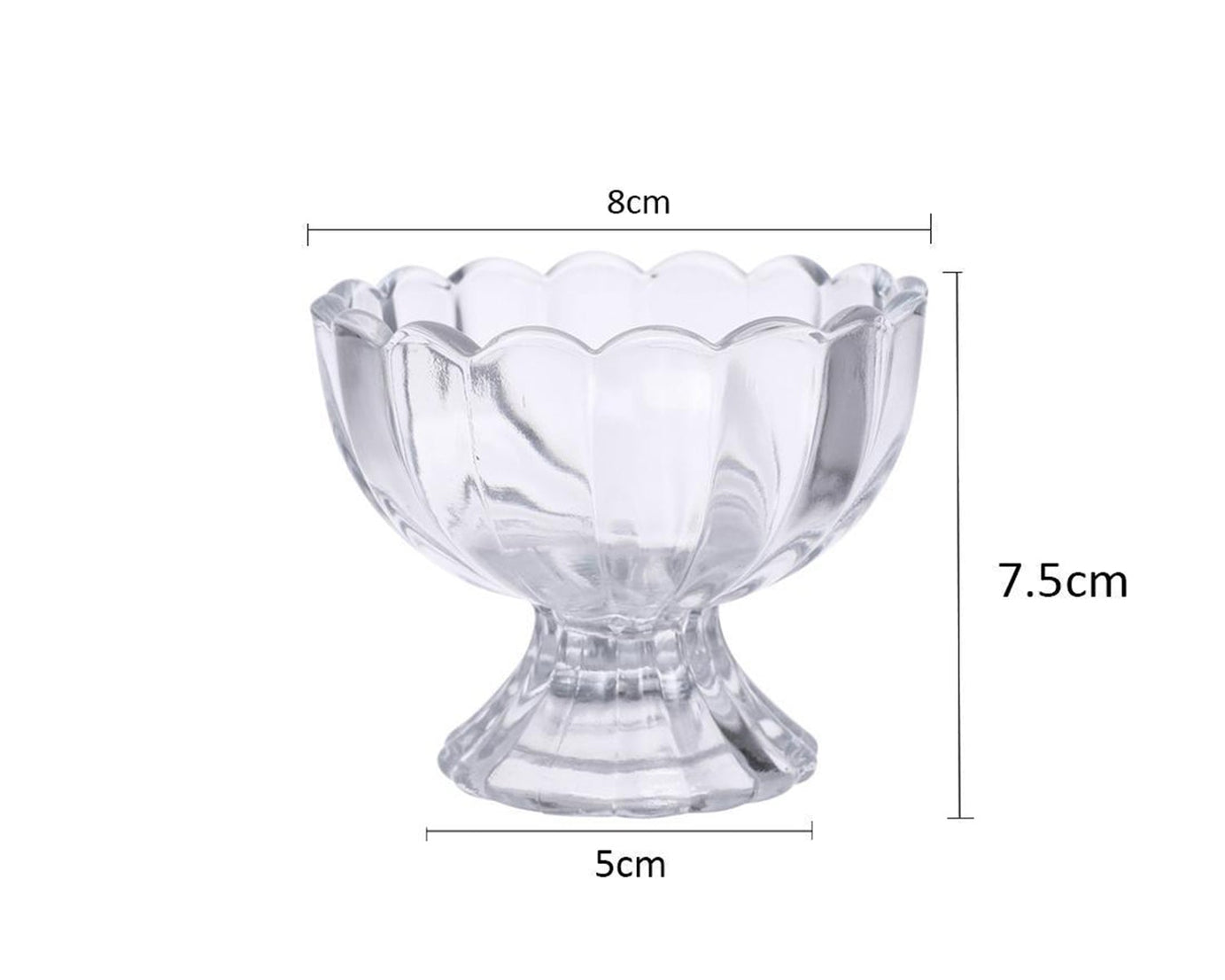 Serving Dessert Bowl Ice Cream Salad Fruit Bowl - 6pcs Serving Dessert Bowl Ice Cream Salad Fruit Bowl - 6pcs