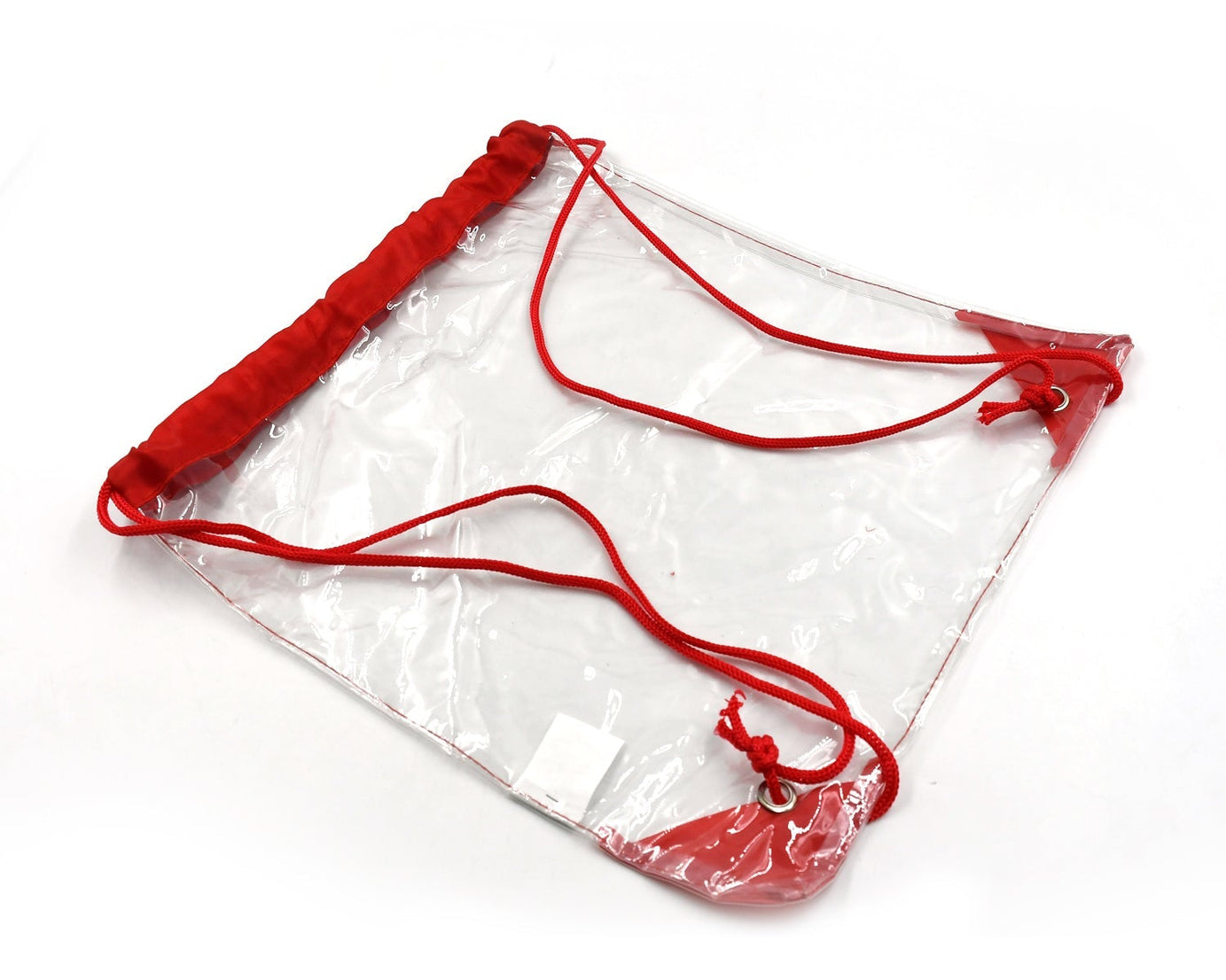 Plastic Waterproof Pouch Transparent Stadium Bags Clear String Bag for Gym Concert Travel Beach Swimming Sport
