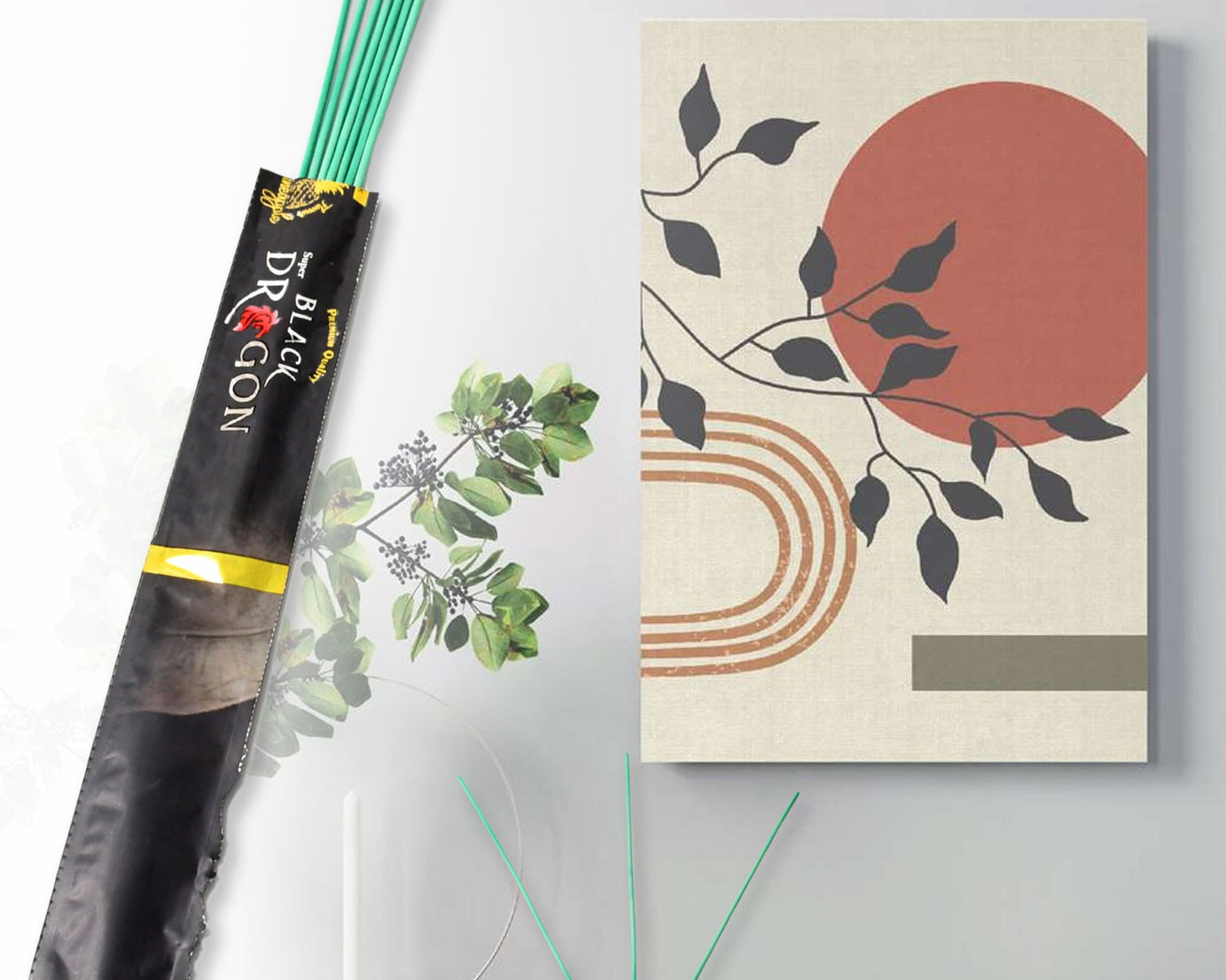 Mosquito Agarbatti Stick Herbal Mosquito Agarbatti  (1 Packet / 10 Sticks) (Incense Stick)