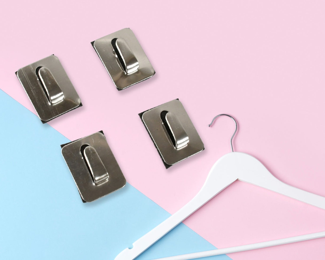 Self- Adhesive Hooks, Heavy Duty Wall Hooks Hangers Stainless Steel Waterproof Sticky Hooks for Hanging Robe Coat Towel Kitchen Bathroom and.