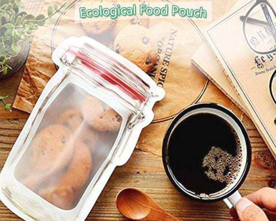 Stand-up pouch with zipper closure