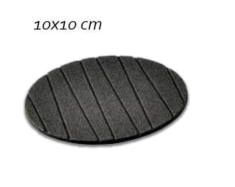 Plain round silicone coasters for cups