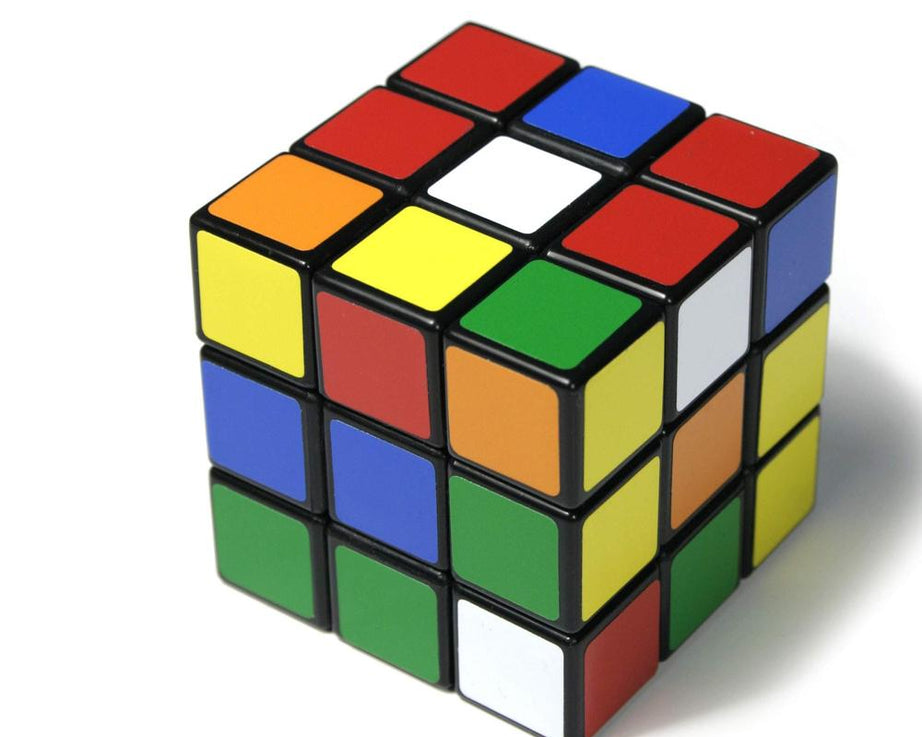 3x3x3 puzzle cube in multicolor