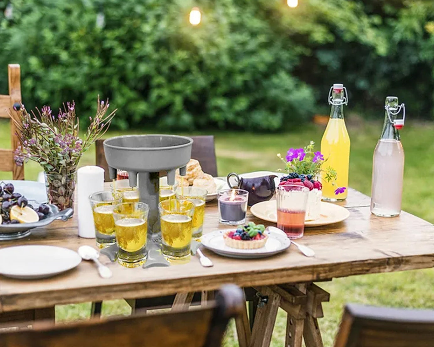 6 shot Win glass dispensers and tray, drinking games, shot glasses, dispenser, party gifts, shot spout for faster start of the party