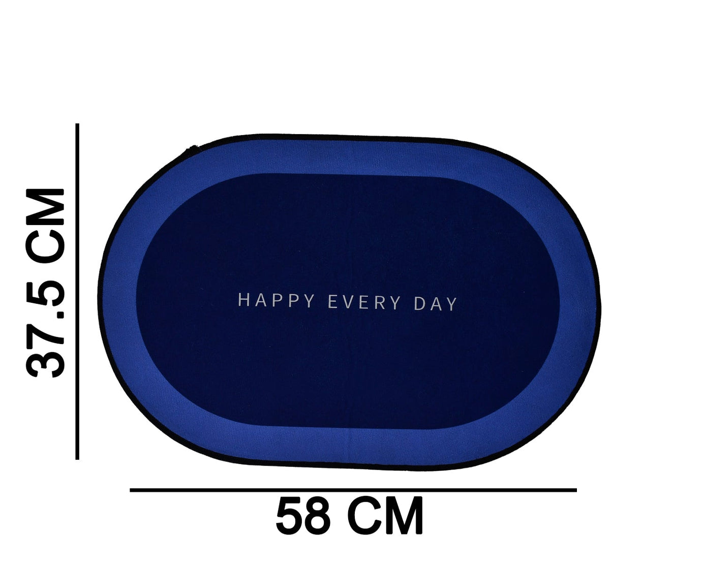 Absorbent bath mat, ideal for wet areas, quick drying