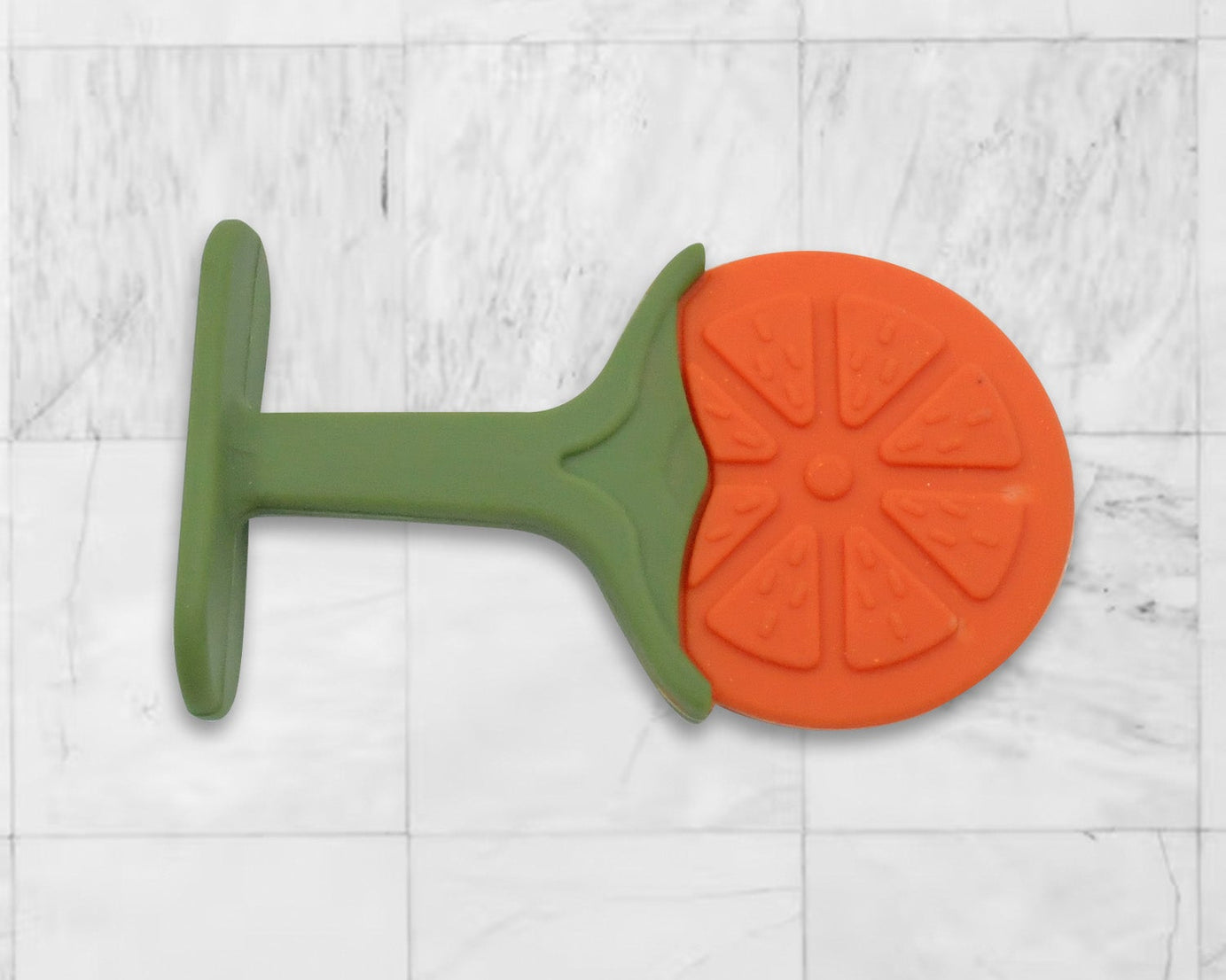 Silicone fruit teether