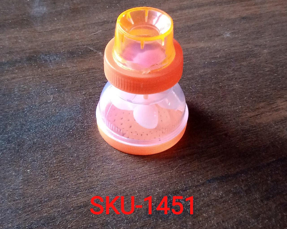 Plastic 360-degree shower head faucet, big size.