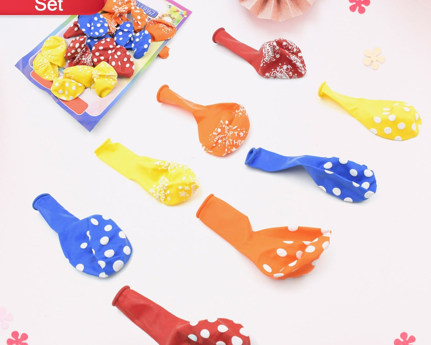 Colorful Balloons Kinds of Latex Balloons for Birthday / Anniversary / Valentine's / Wedding / Engagement Party Decoration Birthday Decoration Items for Kids Multicolor (20 Pcs Set)