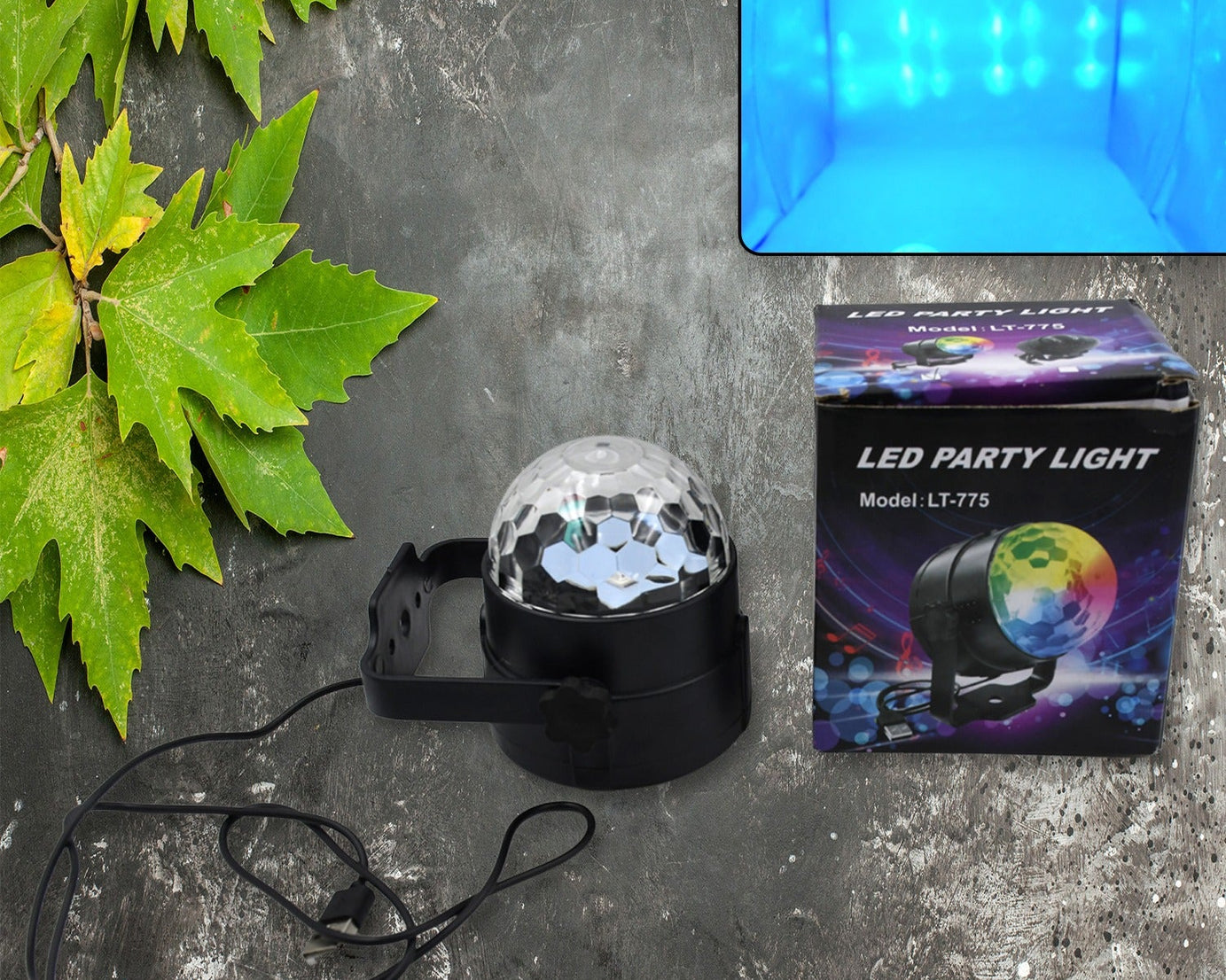 Party Lights, DJ Stage Light Disco Ball Light USB Charging Party Stage Lamp Party Light for Home Bar Car Wedding Holiday Party, Party Gift Kids Birthday