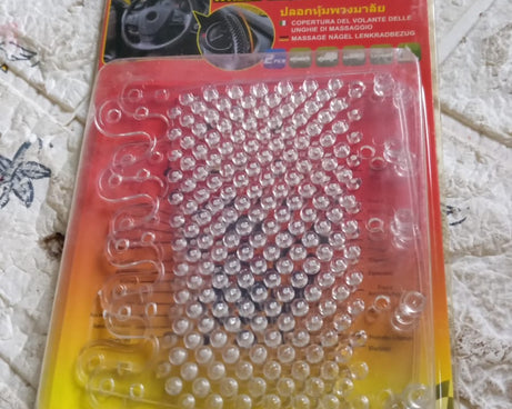 Silicon Car Massage Steering Cover High Quality Silicon Massger Pad Suitable For All Car (2 Pc Set)