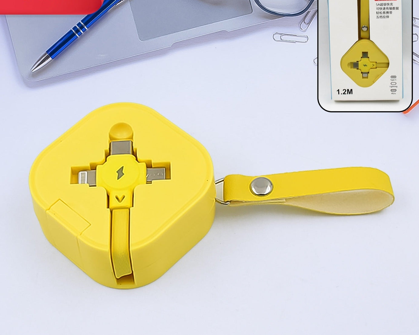 Retractable Type Charger Cable