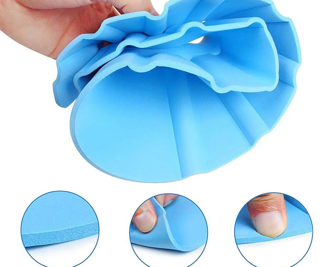 Adjustable Safe Soft Bathing Baby Shower Hair Wash Cap for Children, Baby Bath Cap Shower Protection for Eyes and Ear,