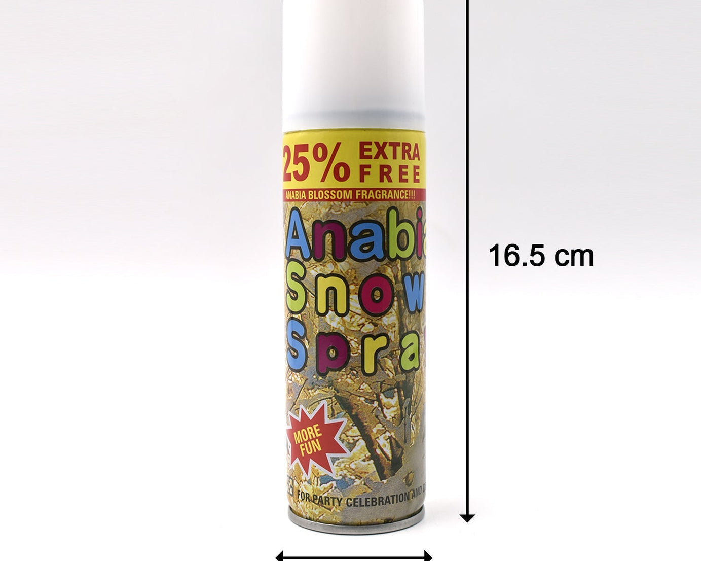 Snow spray bottle for adding fun to parties and events.