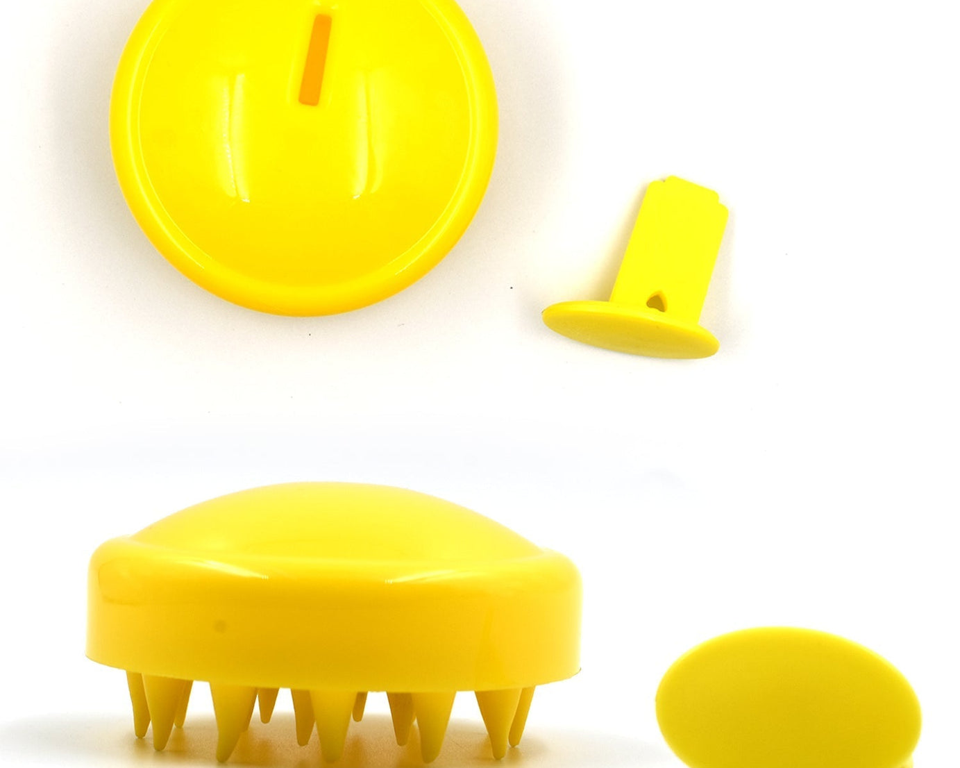 Adjustable scalp massager brush for effective shampooing and relaxation