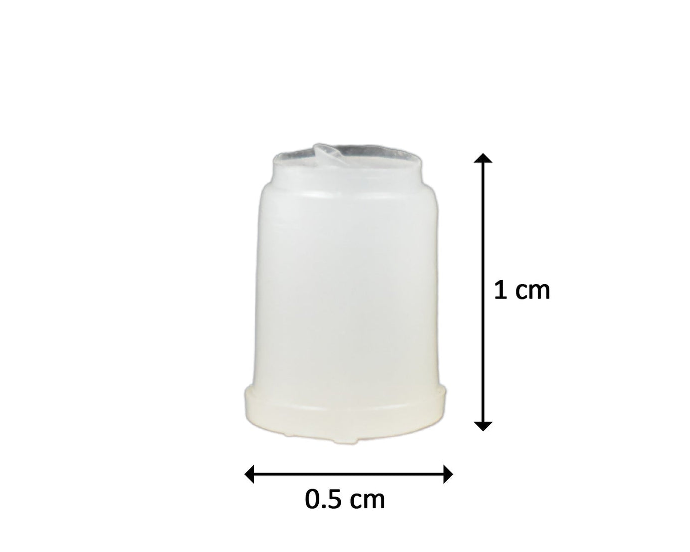 Hot water bag stopper showing different angles