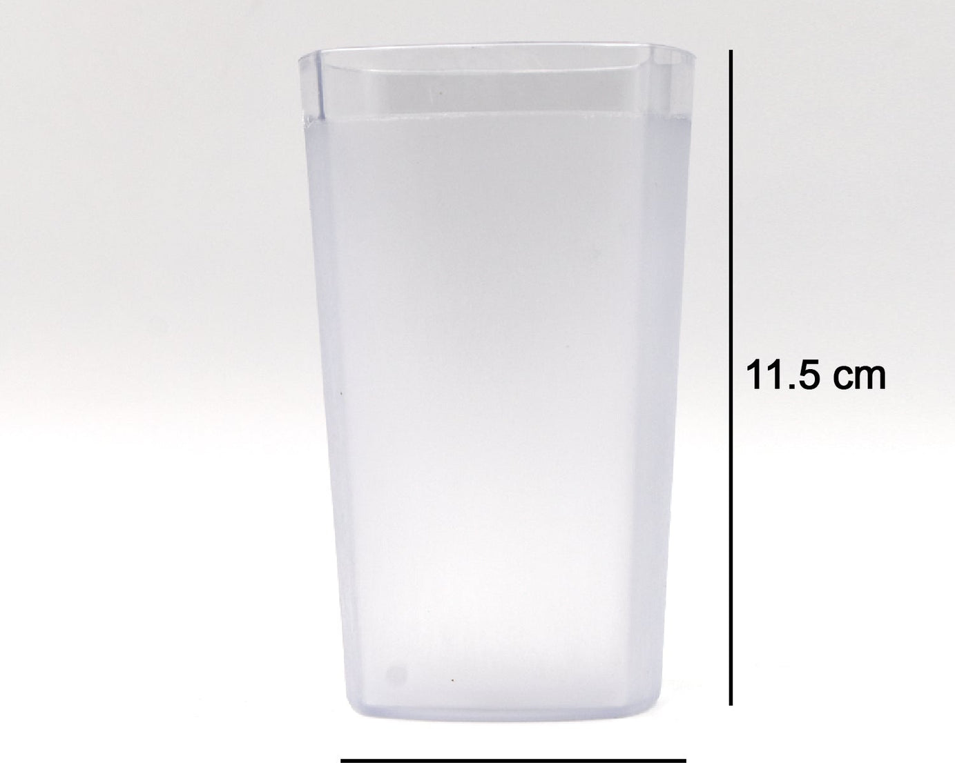 Ganesh Decent glass set of 6, each 350ml, images from different angles.