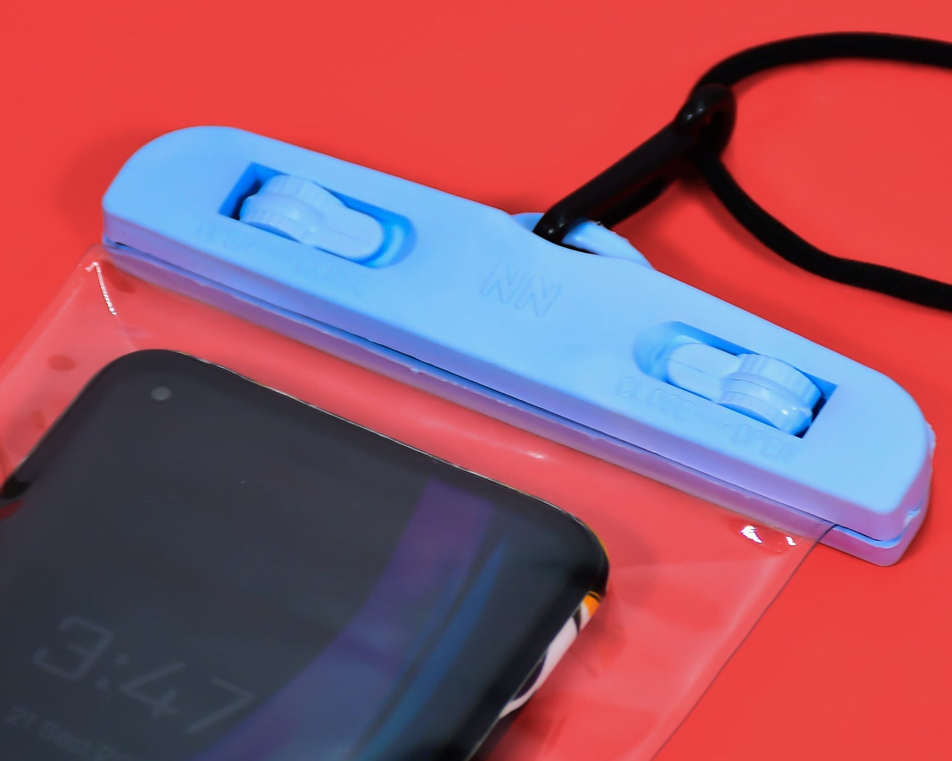 Phone pouch with waterproof seal