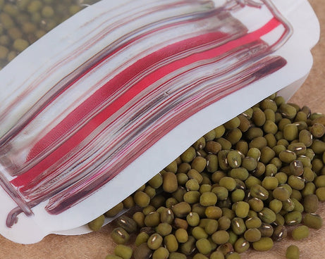 Reusable Airtight Seal Plastic Food Storage Mason Jar Zipper (500ml)