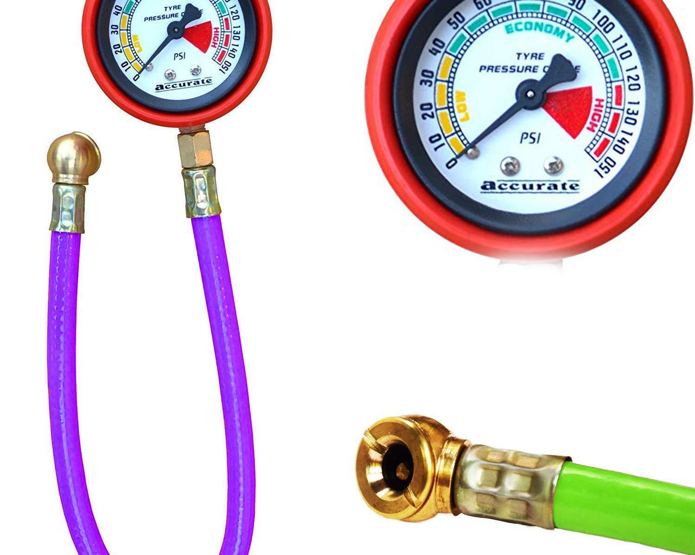 Air compressor accessories for tire inflation.