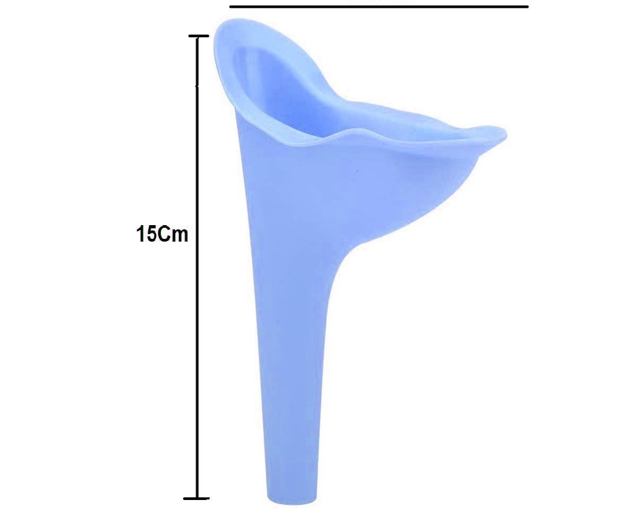 Female urinal funnel, reusable and easy to use