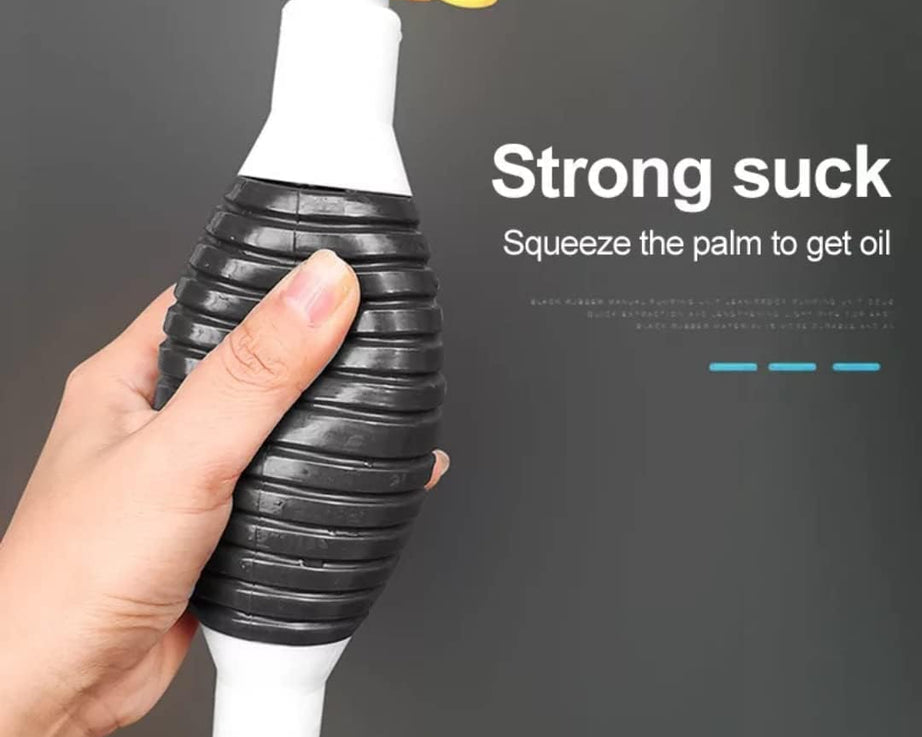 High flow manual pump for diesel and petrol