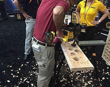 Hole saw drill bits with carrying case