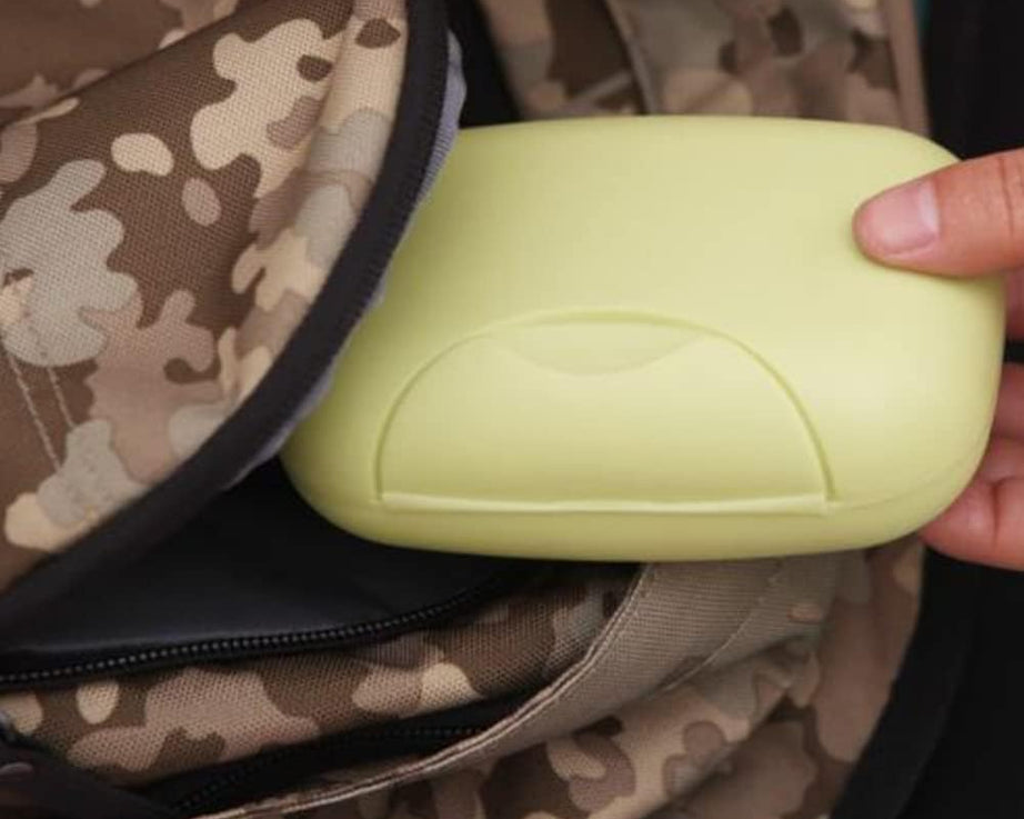 Travel Soap Case Box Plastic Soap Box With Cover Waterproof Leakproof Soap Dish For Bathroom & Travel Use (1Pc)