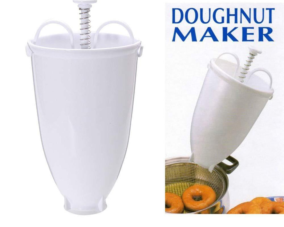 Plastic medu vada and donut maker for uniform results every time.
