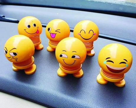Emoticon figure smiling face toy