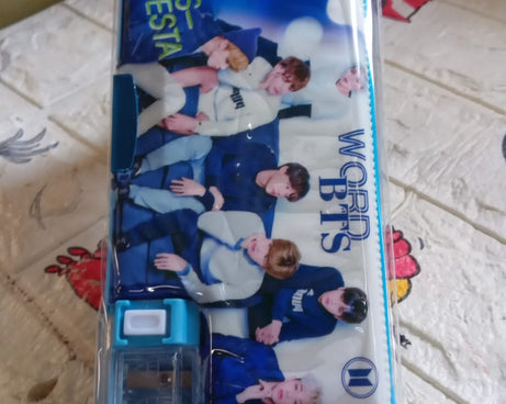 Multipurpose Compass Box (2 Compartments): Cartoon Pencil Case for Kids