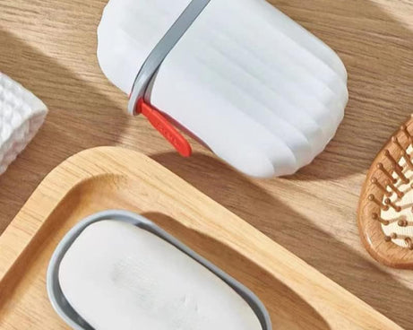 Stylish and Practical Soap Holder for Travel  Soap Box With Secure Seal and Non Leak Design Stylish Soap Box for Home, Bathroom, Hiking, Travel, Camping Capsule Soap Box (1 Pc)