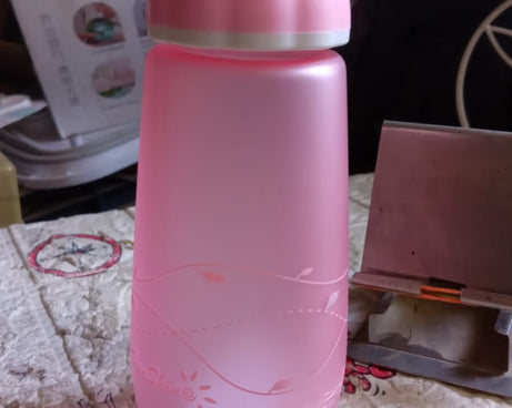 Unique Shape Premium Plastic water bottle With Dori Easy to Carry leakproof BPA-free, water Plastic water bottle for children, Home, School (1 Pc / 550 ML)