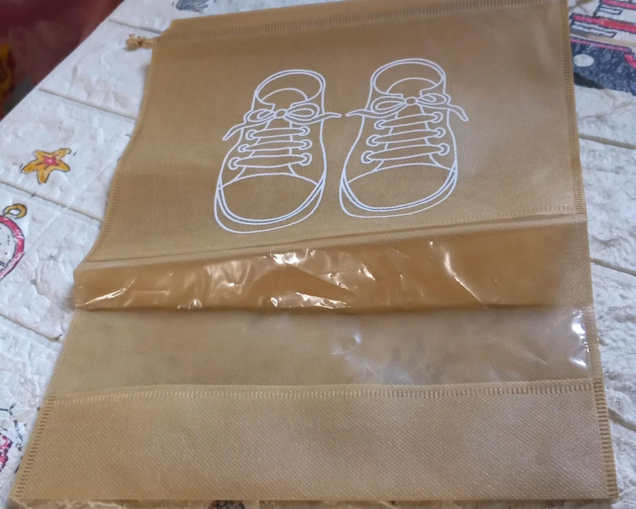 Beach Bag Shoes Storage Bag Closet Organizer Non-woven Travel Portable Bag Waterproof Pocket Clothing Classified Hanging Bag shoe bag luggage travel Portable Shoe Pouch Non Woven Transparent Window (1 Pc )