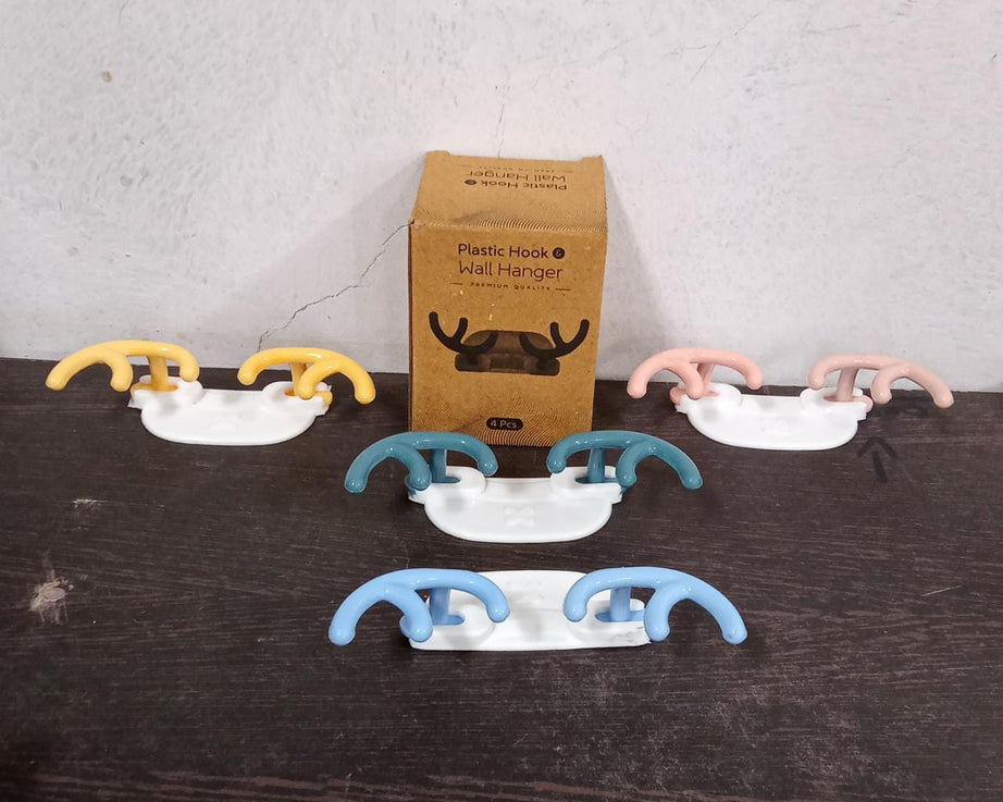 Adhesive wall hanger