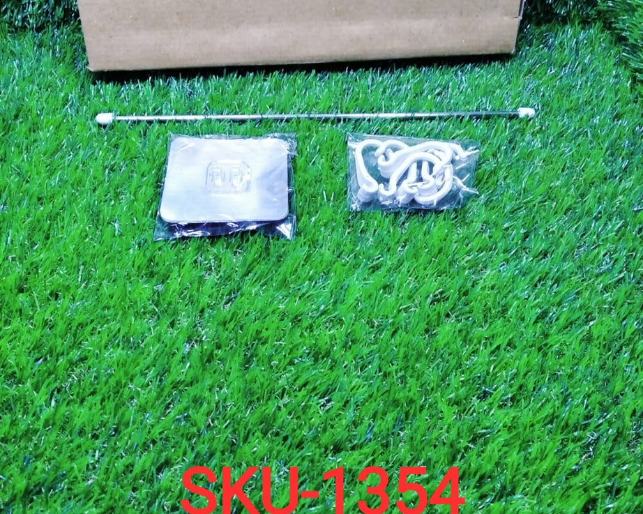 Self-adhesive plastic hooks, ideal for organizing and storage.