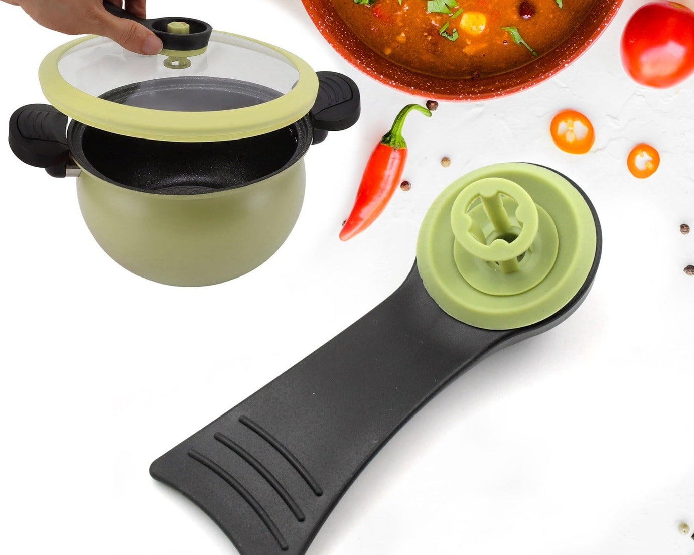 Pressure Cooker Valve & Handle (1 Pc): Replacement Parts, Kitchen Tool