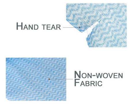 Non Wooven Fabric Disposable Handy Wipe Cleaning Cloth Roll (1Pc)