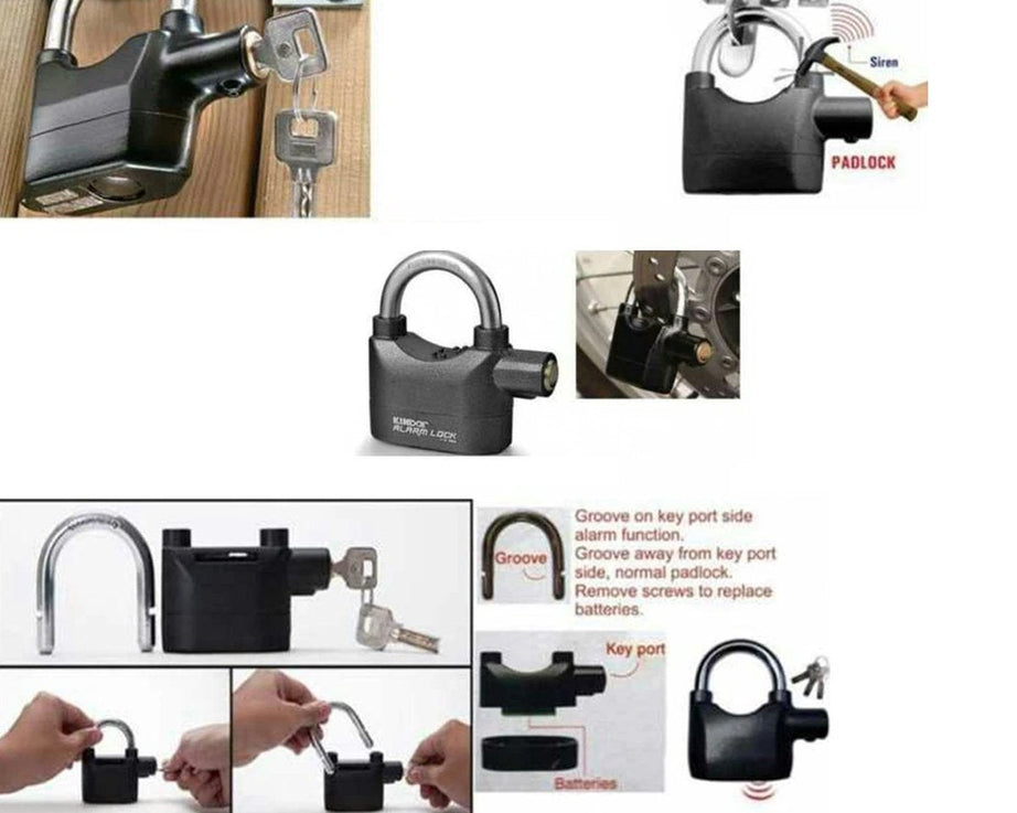 Anti Theft Security Pad Lock with Smart Alarm