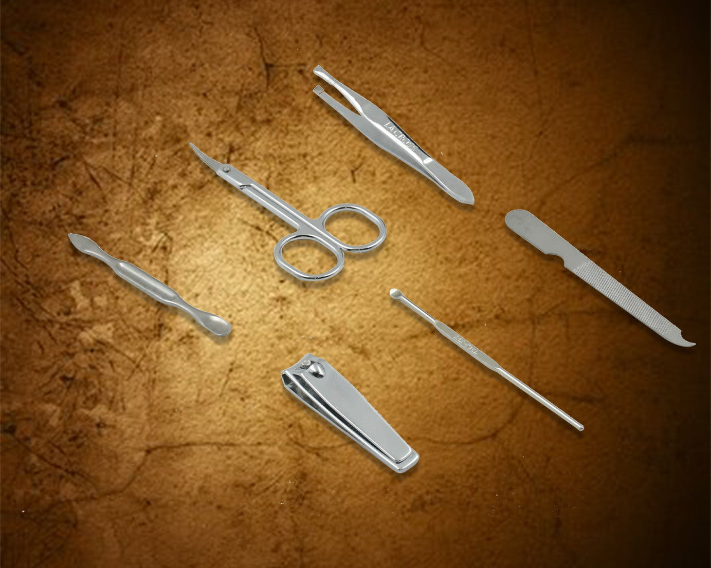 6-in-1 Professional Nail Care Kit: Clippers, Scissors & More (Travel or Home)