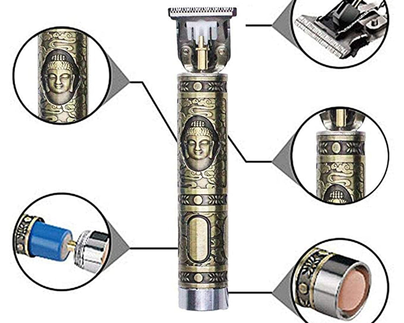 Precision hair trimmer with adjustable blade