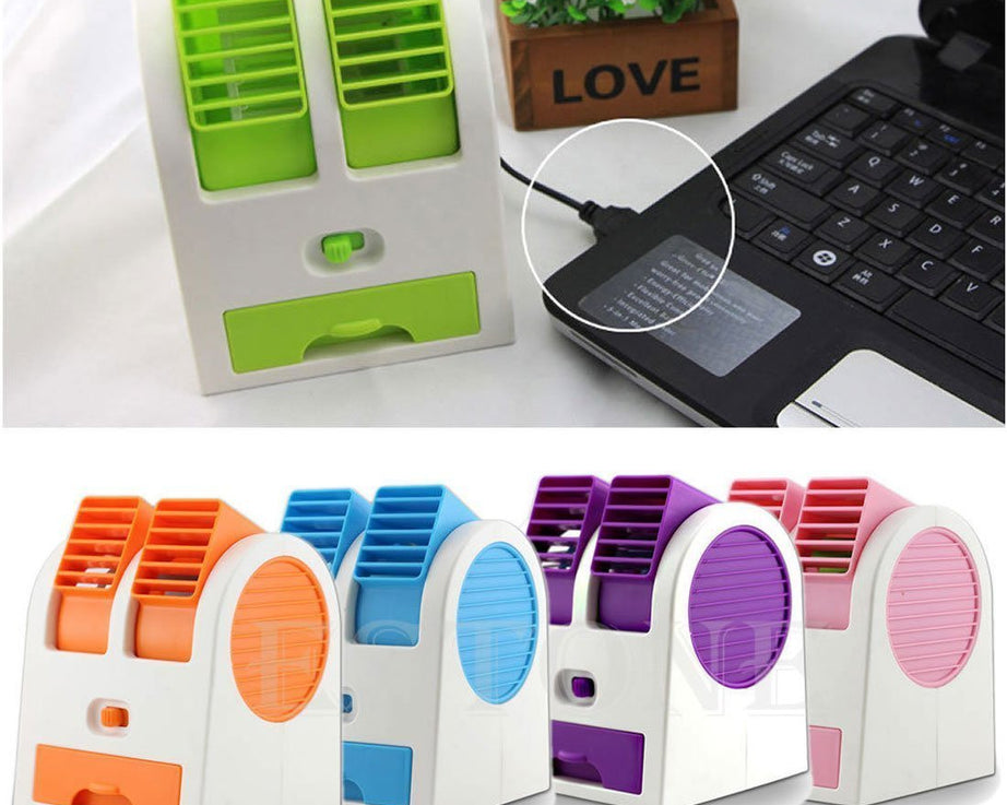 Dual bladeless air conditioner for efficient cooling.