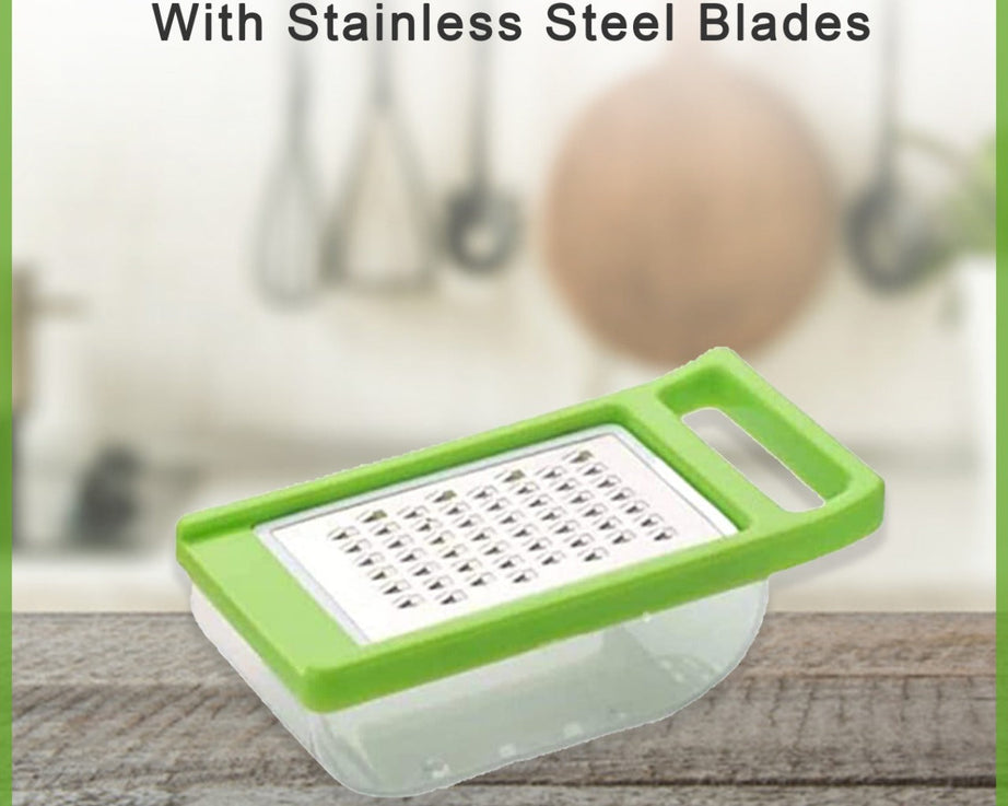 Cheese Grater / Slicer / Chopper With Stainless Steel Blades