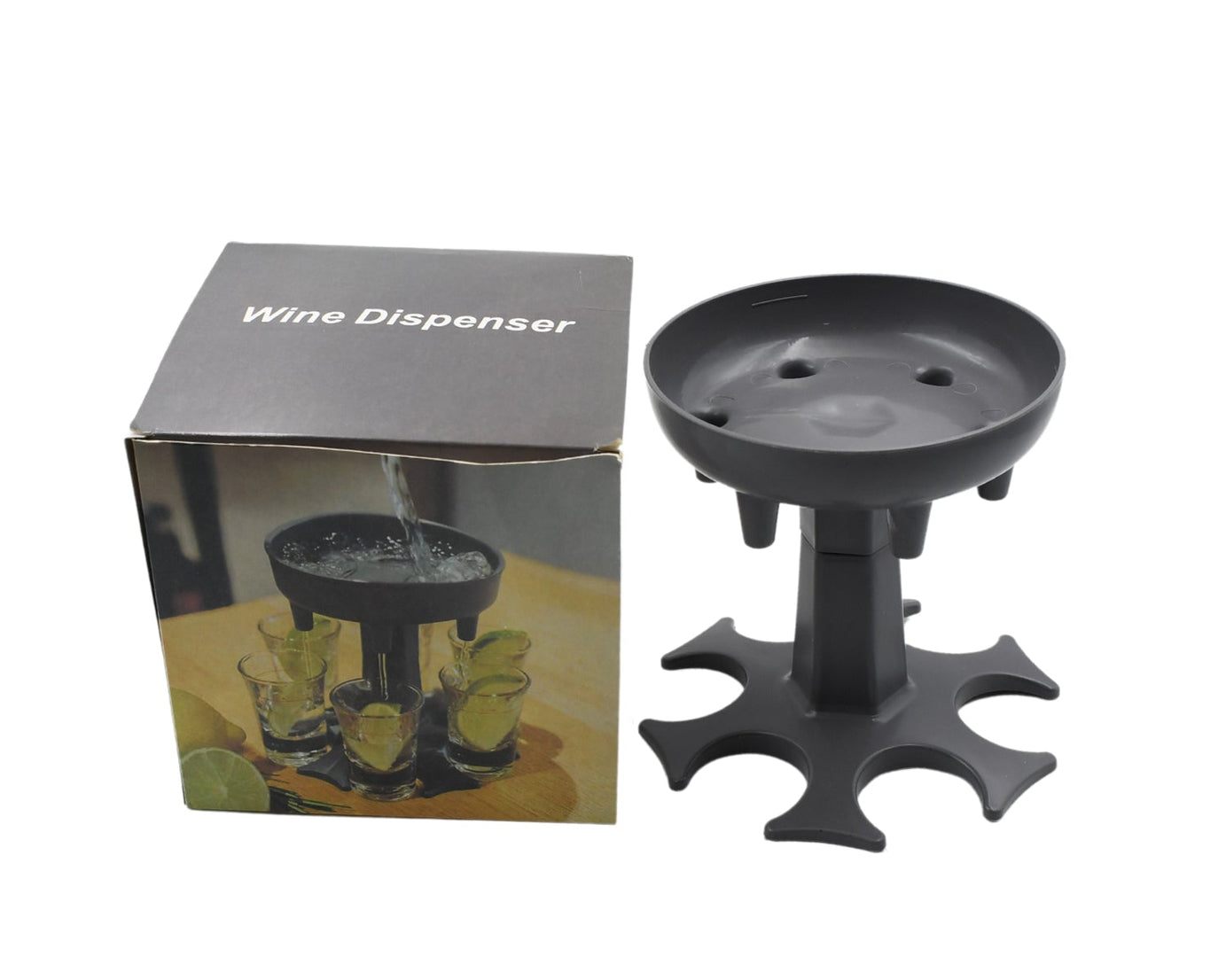 6 shot Win glass dispensers and tray, drinking games, shot glasses, dispenser, party gifts, shot spout for faster start of the party