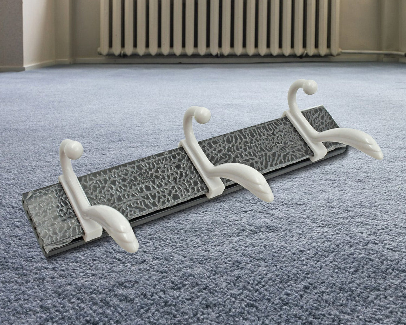 7571 Cloth hanger, Wall Door Hooks Rail for Hanging Clothes for Hanging Hook Rack Rail, Extra Long Coat Hanger Wall Mount for Clothes, Jacket, Hats, 6 Hook