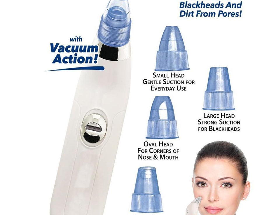 Vacuum suction tool for skincare and acne.